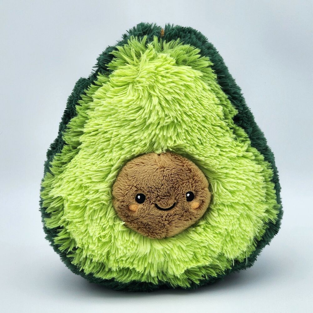 Squishable Avocado Mini Comfort Food 9" Soft Plush Toy Stuffed Animal Green